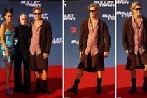 Brad Pitt mặc váy