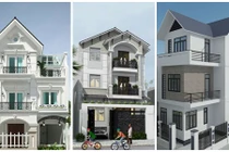 10 mẫu nhà 3 tầng mái thái đẹp đầu năm 2018
