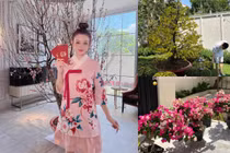 Cận cảnh biệt thự 100 tỷ của hot girl Huyền Baby ngày Tết