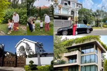 Choáng ngợp cơ ngơi đồ sộ nhà chồng mỹ nhân Việt