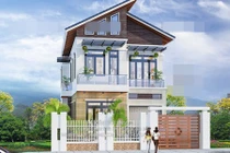 10 mẫu nhà 2 tầng có gác lửng siêu đẹp