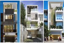 10 mẫu nhà phố có gara để xe được ưa chuộng nhất 2018