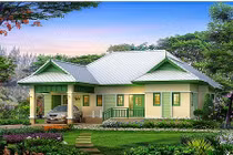 10 mẫu nhà 1 tầng phong cách châu Âu ai cũng mê tít