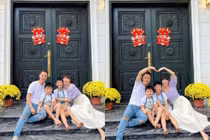 Biệt thự 2 triệu USD ngập không khí Tết của vợ chồng Đăng Khôi 