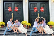 Biệt thự 2 triệu USD ngập không khí Tết của vợ chồng Đăng Khôi 