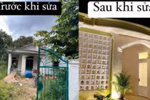 Nhà cấp 4 đầy cỏ dại “lột xác” thành không gian sống cực hiện đại