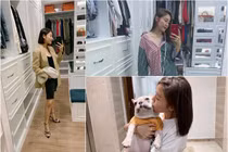 Hé lộ không gian sống "ngập đồ hiệu" của Văn Mai Hương