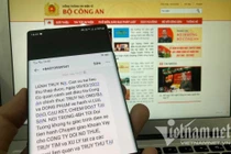Dân hoảng hốt nhận 'lệnh truy nã' qua tin nhắn, Bộ Công an cảnh báo