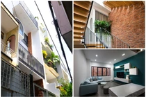 Dành 1/3 diện tích cho giếng trời, nhà trong ngõ ngập ánh sáng