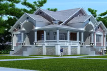 Đẹp ngất ngây 10 mẫu nhà vườn kiểu Pháp ở nông thôn