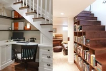 1001 cách tận dụng chân cầu thang chẳng ai nghĩ đến