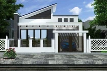 10 mẫu nhà 1 tầng mái lệch phổ biến nhất hiện nay