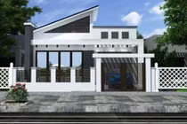 10 mẫu nhà 1 tầng mái lệch phổ biến nhất hiện nay