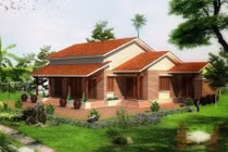 10 mẫu biệt thự mái thái chi phí thấp đẹp nhất 2020