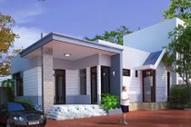 10 mẫu nhà mái bằng 1 tầng ở nông thôn giá rẻ, đẹp hiện đại