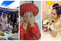 Loạt đám cưới toàn vàng gây bão tại Việt Nam