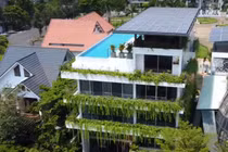 Ngỡ ngàng biệt thự 500m2 đẹp ngang resort bên sông Hàn