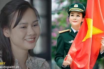 Hôn nhân đời thực của nữ Đại úy đóng vai mẹ Tuệ Nhi trong “11 tháng 5 ngày”