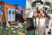 Ngôi nhà tí hon siêu tiện nghi, có cả phòng tắm xông hơi