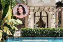 Cận cảnh biệt thự tiền tỷ sắp hoàn thành của Lệ Quyên