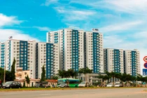 Hình ảnh chung cư Carina Plaza trước khi bị cháy khiến 13 người chết