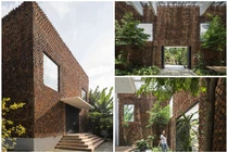 Độc đáo ngôi nhà “biết thở” ở Đồng Nai thiết kế từ gạch cháy