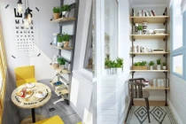 Biến ban công chật chội thành "thiên đường thư giãn" tại nhà