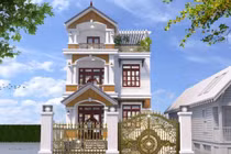 Mê mẩn 10 mẫu nhà phố 7x12m đẹp kiêu sa