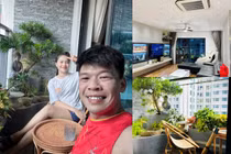 Có gì trong căn hộ mới của diễn viên Trung Ruồi?
