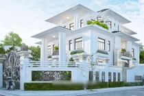 Mê mẩn 10 mẫu biệt thự 3 tầng tân cổ điển 