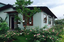 Mãn nhãn biệt thự phủ kín hoa hồng đẹp như cổ tích