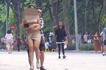 Thanh niên gây tranh cãi MXH khi bất ngờ ôm hàng loạt cô gái trẻ trên phố