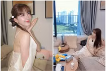 Cận cảnh căn hộ nhỏ nhưng tiện nghi của Thiều Bảo Trâm