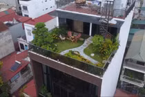 Mãn nhãn nhà phố 800 m2 thiết kế như resort giữa lòng Hà Nội