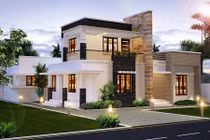 10 mẫu biệt thự mái bằng đẹp nhất 2018