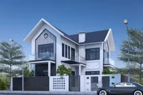 10 mẫu thiết kế nhà ở nông thôn đẹp xuất sắc