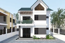 10 mẫu nhà vườn mái thái 2 tầng đẹp hút mắt