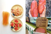Bún dưa hấu, pizza, bánh mì thanh long... từ nông sản “giải cứu” mùa corona được lòng khách