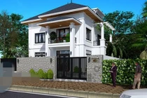 10 mẫu biệt thự 2 tầng tân cổ điển đẹp ngây ngất