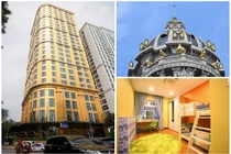 Đọ độ xa hoa trong các tòa nhà dát vàng giữa Hà Nội