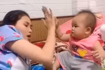 Dì dạy cháu “không mê trai”, thái độ của bé gái gây thích thú