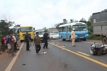 UBND tỉnh Đắk Lắk thông tin vụ xe biển xanh gây tai nạn