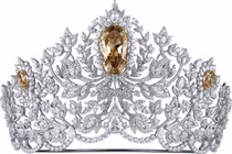 Cận cảnh chiếc vương miện Hoa hậu Hoàn Vũ 2020 trị giá 115 tỷ 