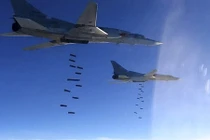 Máy bay ném bom Nga ồ ạt xuất kích, tung đòn hủy diệt