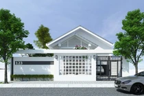 10 mẫu nhà cấp 4 mái thái đẹp ngang biệt thự mini