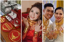 Choáng váng những cô dâu nhận hồi môn 3 đời tiêu không hết