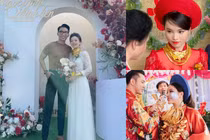 Những cô dâu gánh vàng trĩu cổ khiến dân tính choáng ngợp