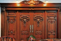 10 mẫu cửa gỗ 4 cánh sang trọng được ưa chuộng 2018