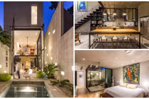 Nhà hướng Tây vẫn mát rượi nhờ đặt bể bơi phía trước