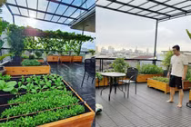 Đã mắt vườn rau xanh trong biệt thự 40 tỷ của Lê Hoàng - The Men
